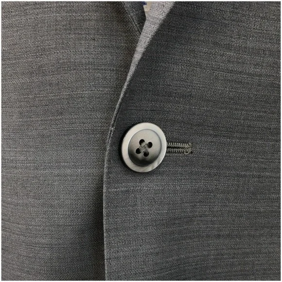ZANETTI Mens Blazer Sport Coat Casual Jacket Size 40S Slim Fit Wool Suit‎